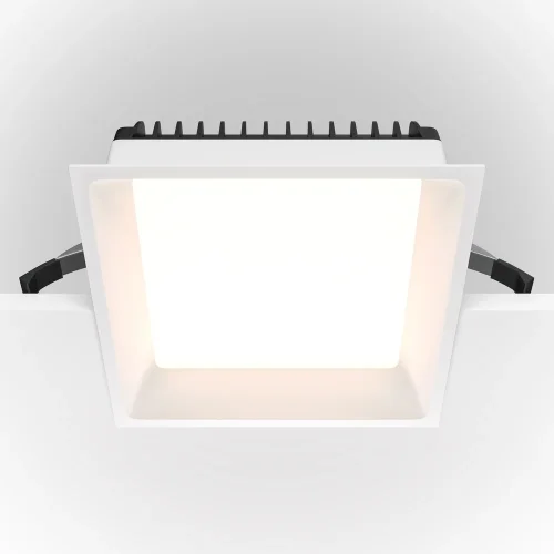 Светильник точечный LED Okno DL056-24W3K-W Maytoni белый 1 лампа, основание белое в стиле современный хай-тек  фото 4
